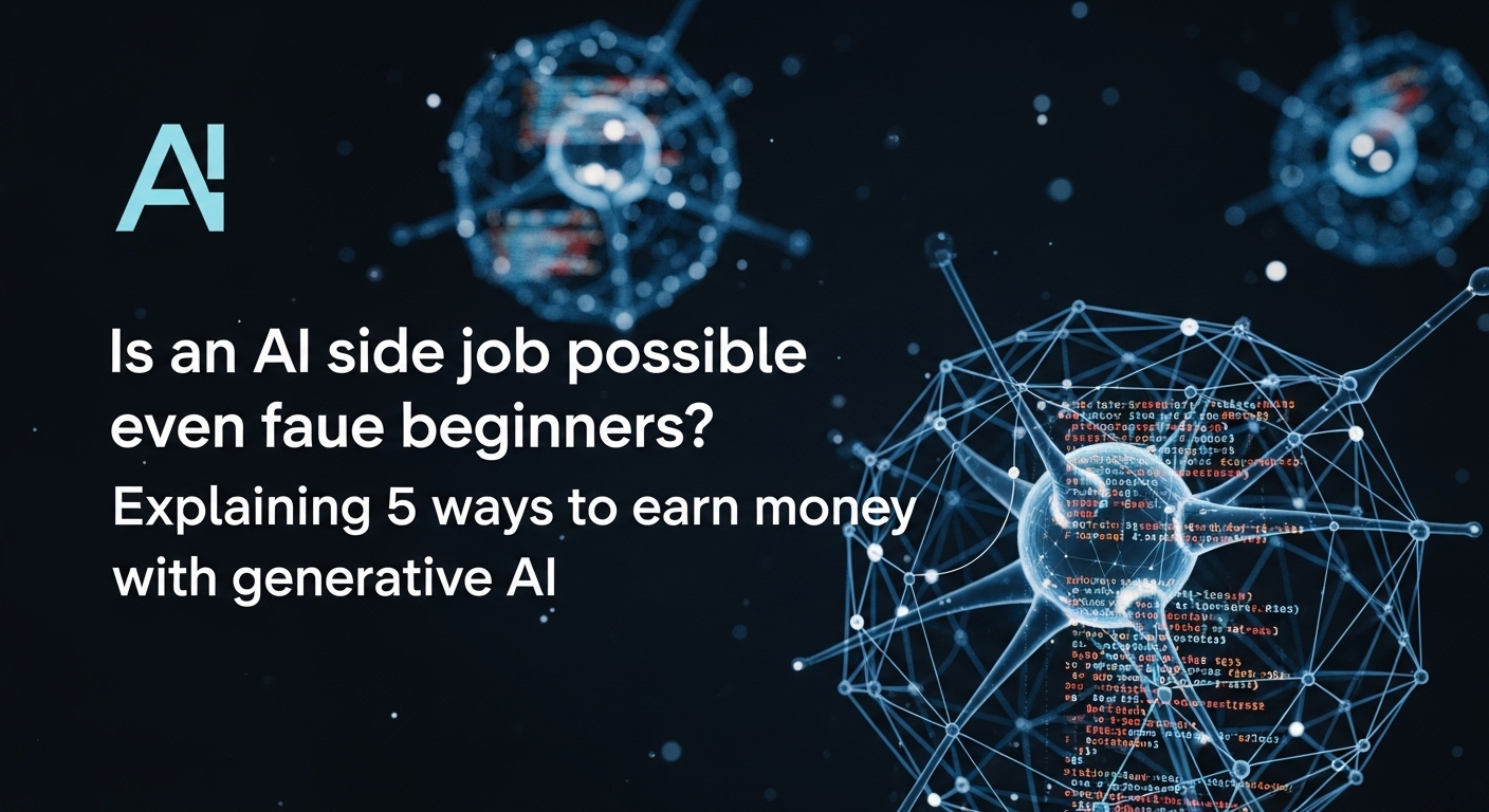 AI副業は未経験でも可能？生成AIで稼ぐ5つの方法を解説