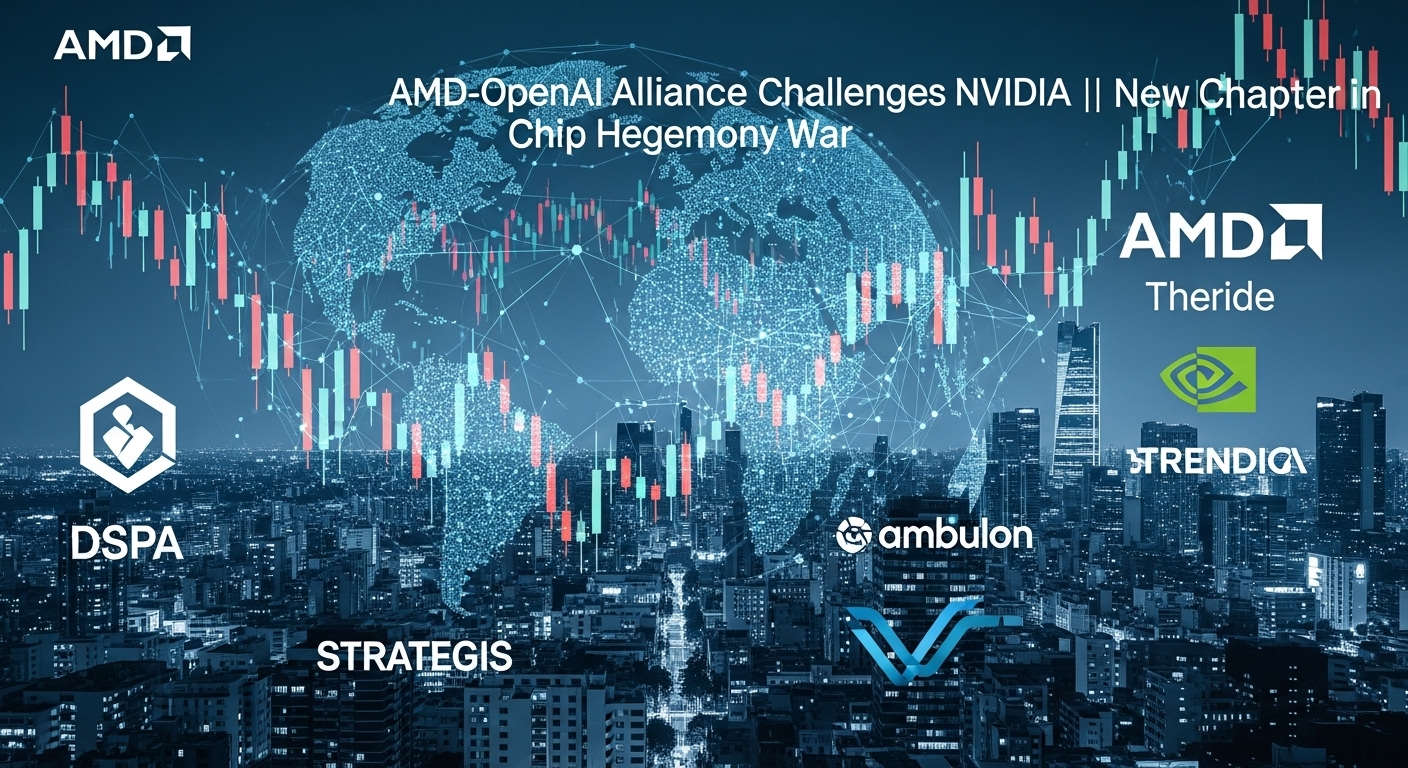AMD・OpenAI連合、NVIDIAに挑戦状｜AIチップ覇権戦争の新章