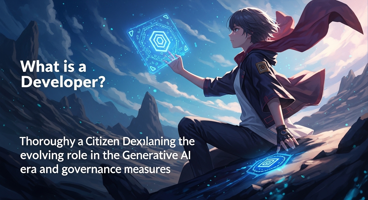 市民開発者とは？生成AI時代の役割進化とガバナンス対策を徹底解説