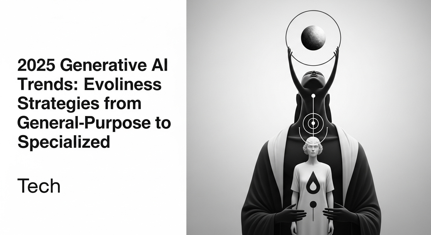 2025年生成AIトレンド：汎用から特化型へ進化するビジネス戦略