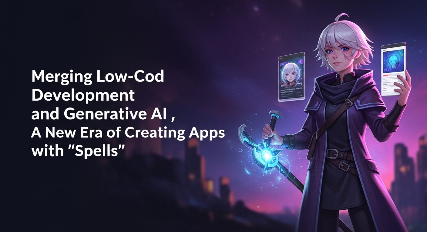 ローコード開発と生成AIの融合 | 呪文でアプリを創る新時代