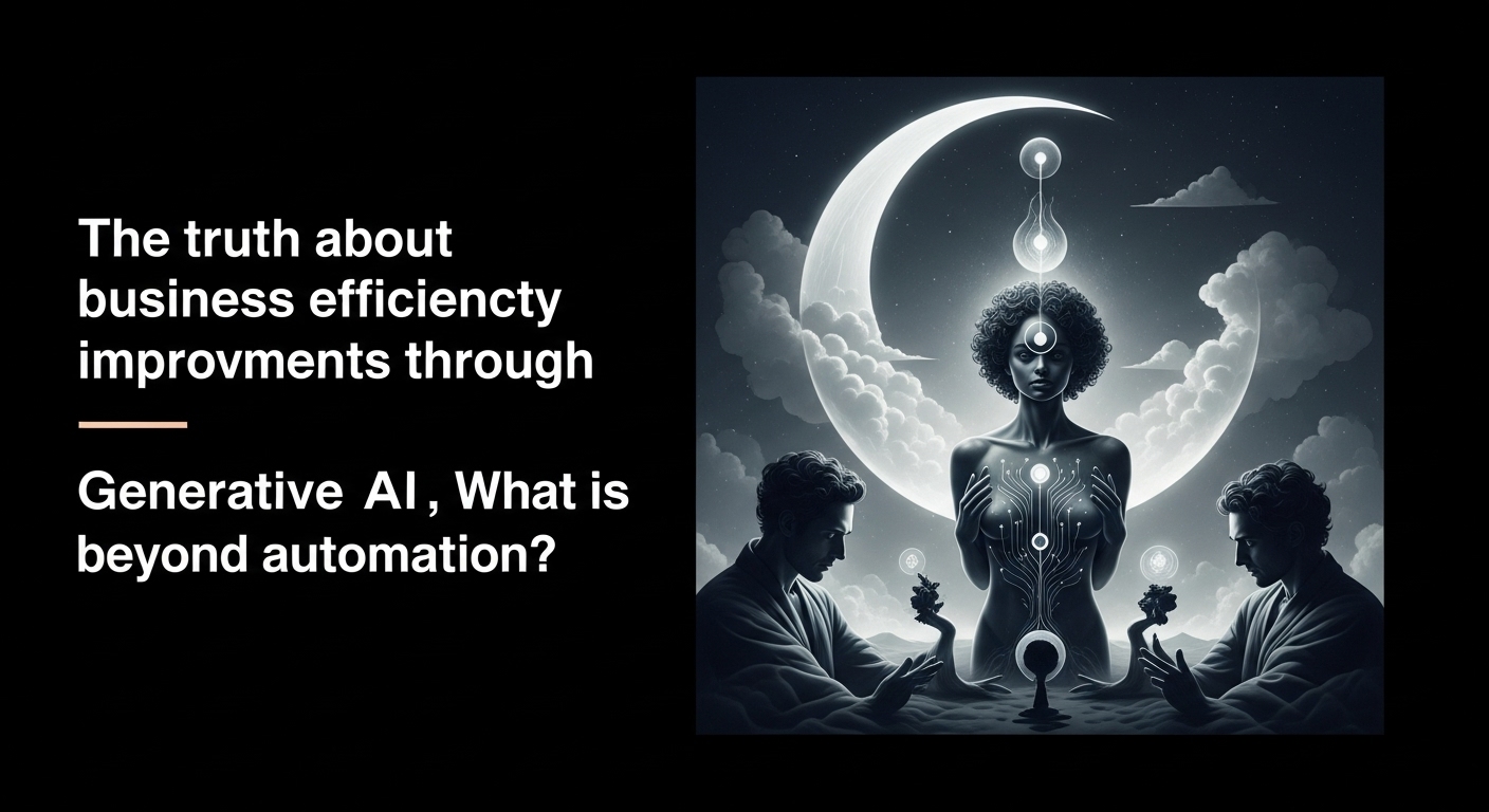 生成AIによる業務効率化の真実｜自動化の先にある未来とは