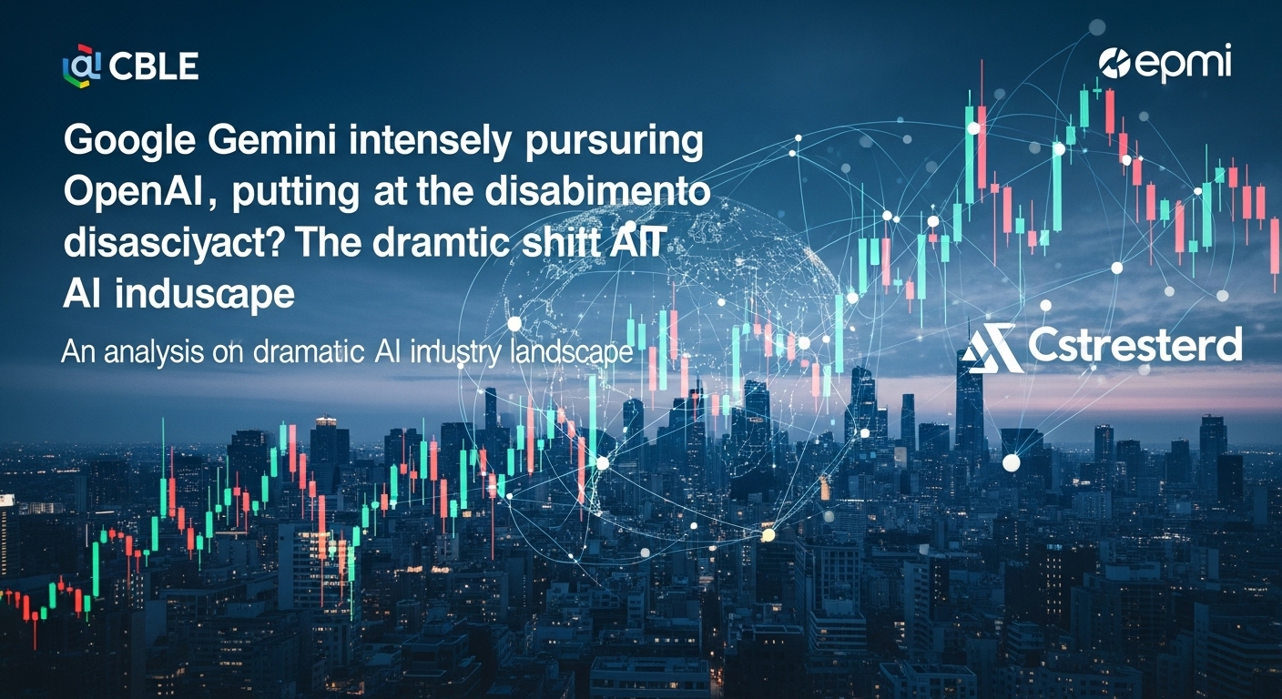 Google Gemini猛追でOpenAI劣勢？AI業界勢力図の激変を分析