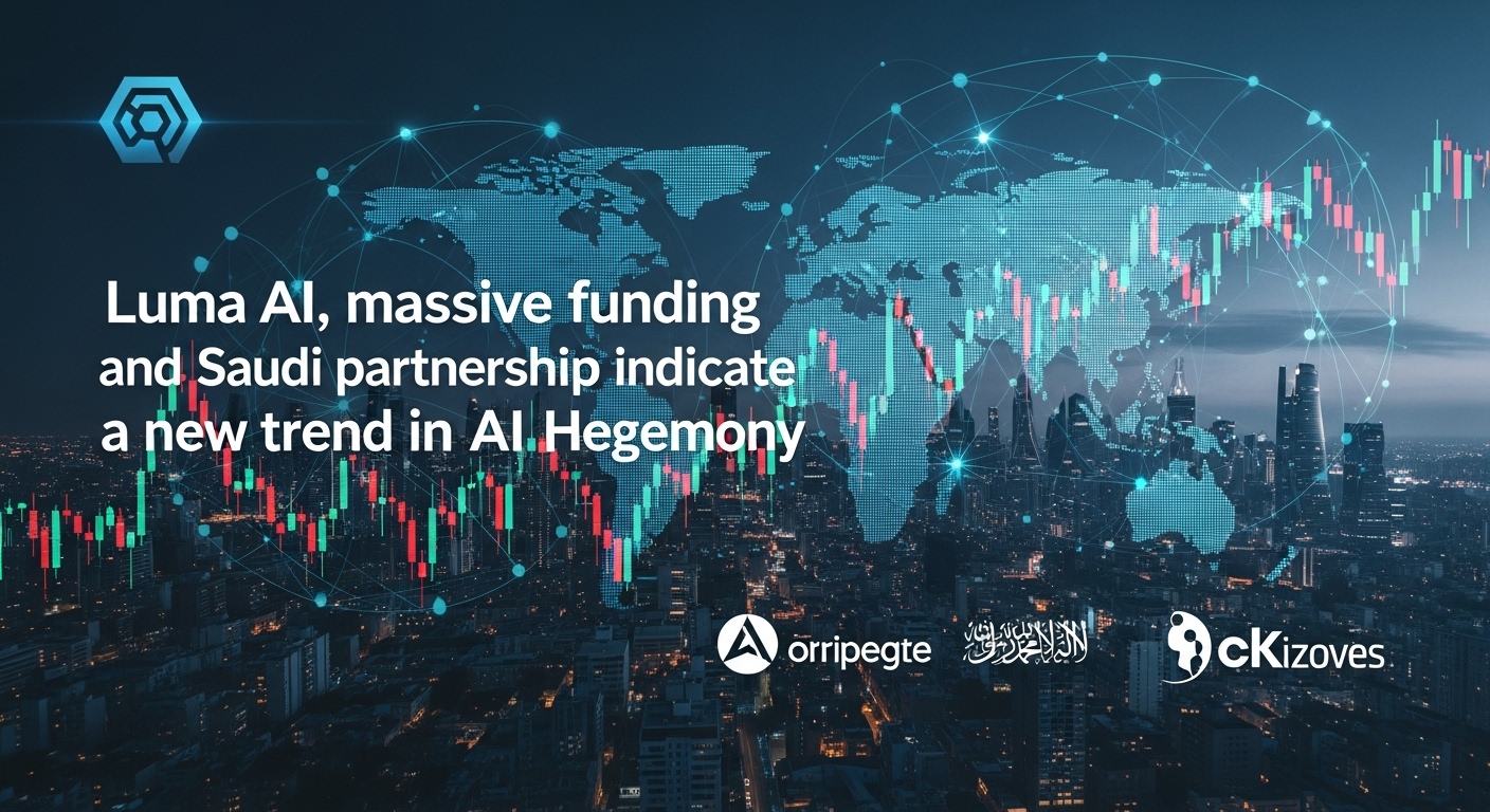 Luma AI、巨額調達とサウジ提携が示すAI覇権の新潮流