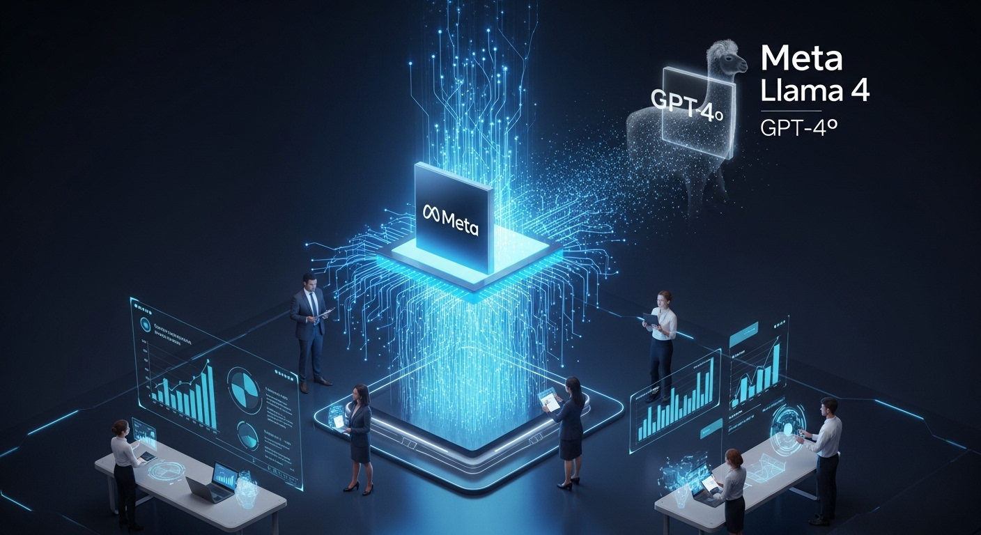 MetaのLlama 4とは？GPT-4o超えの性能とビジネス活用法