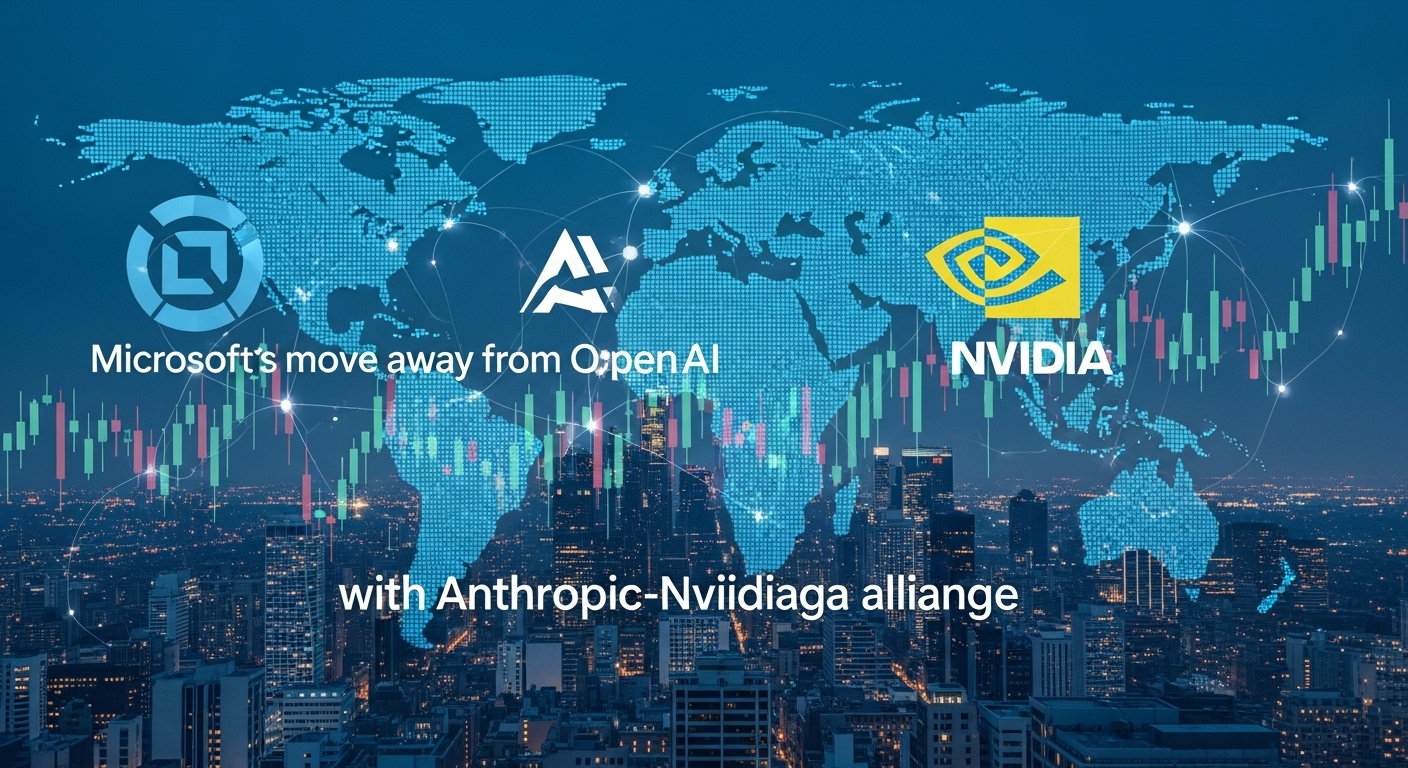 マイクロソフト、脱OpenAIへ。Anthropic・Nvidia連合でAI覇権図を再編