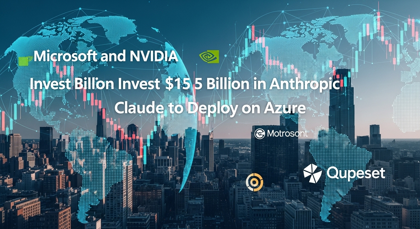 MicrosoftとNVIDIAがAnthropicに150億ドル投資｜AzureでClaude展開へ