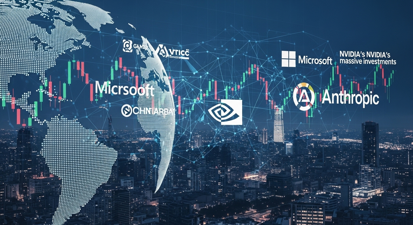 Microsoft、NVIDIAがAnthropicに巨額投資。AI覇権争いの行方