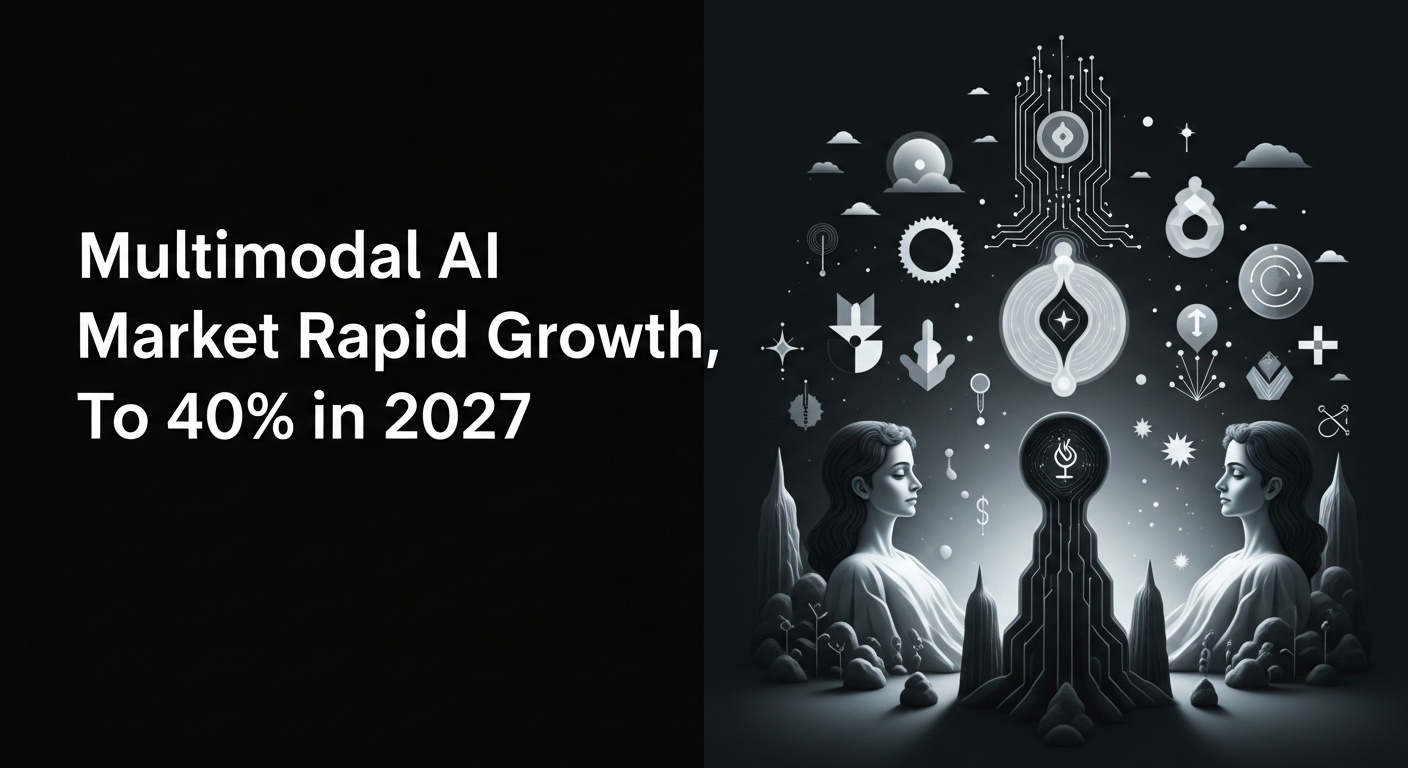 マルチモーダルAI市場が急成長｜2027年に40%へ