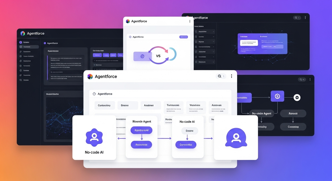 ノーコードAIエージェント比較2025：Agentforce/Copilot Studio