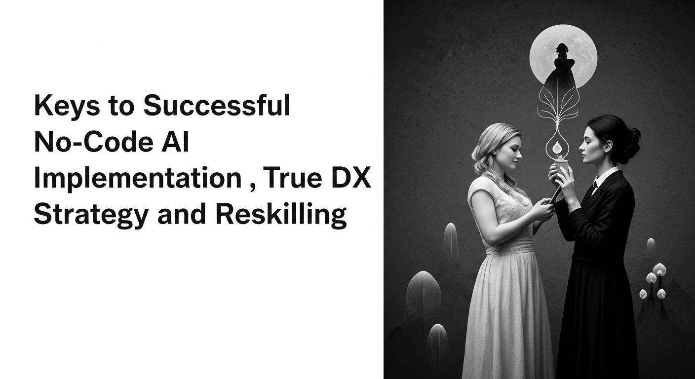 ノーコードAI導入成功の鍵｜真のDX戦略とリスキリング