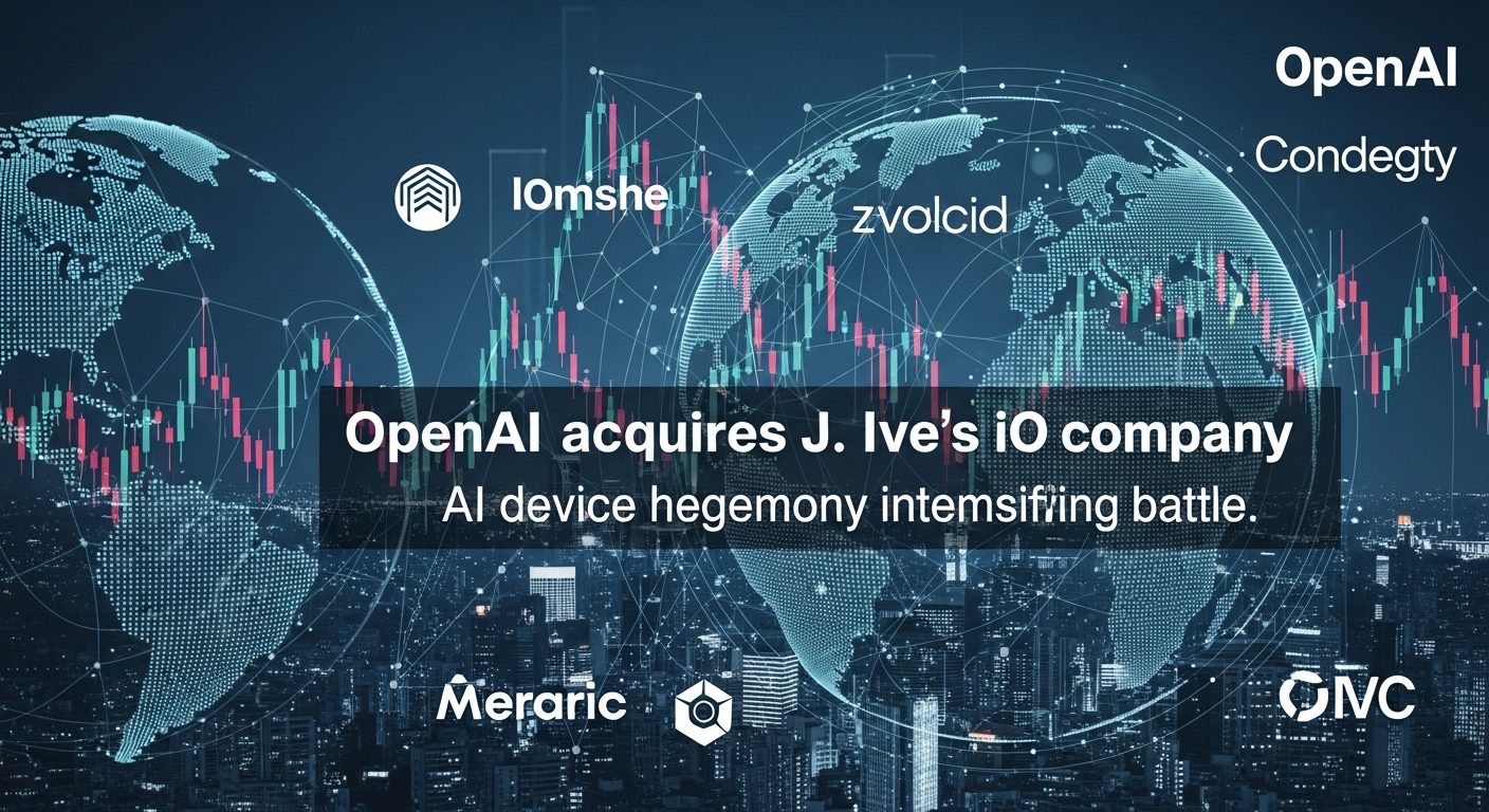 OpenAI、J・アイブのio社買収｜AIデバイス覇権争い激化