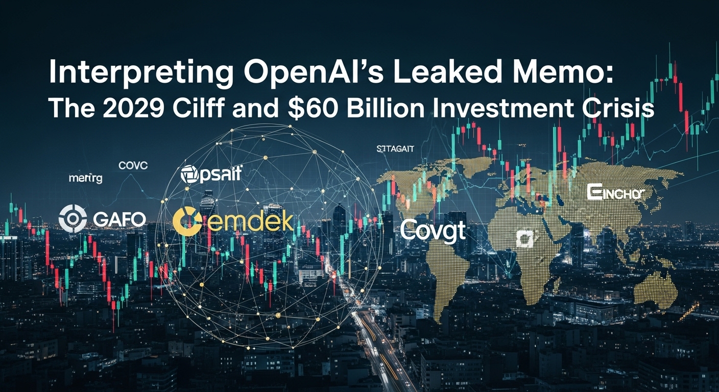 OpenAI流出メモ解説：2029年の崖と600億ドル投資の危機