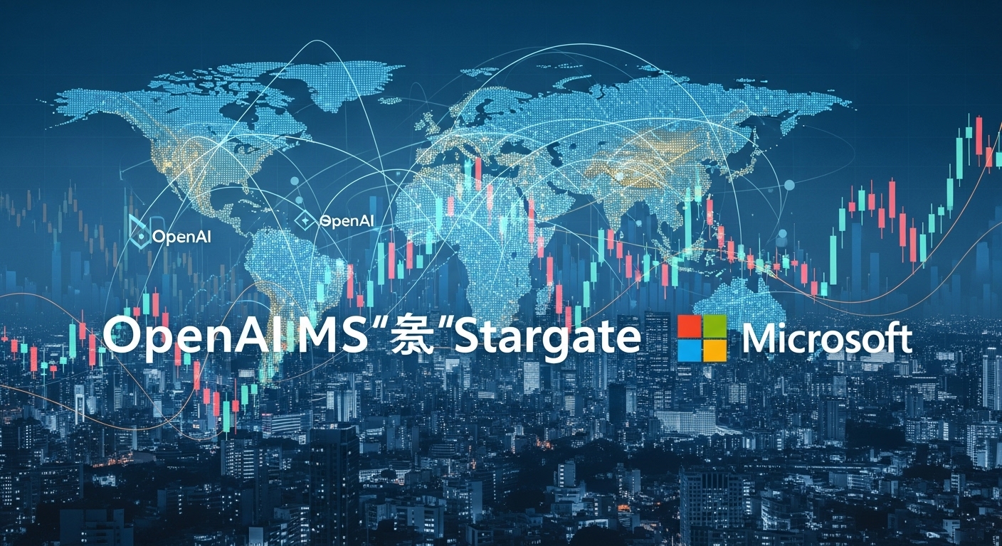 OpenAI・MS連合『Stargate』計画｜5000億ドルでAIインフラ覇権へ