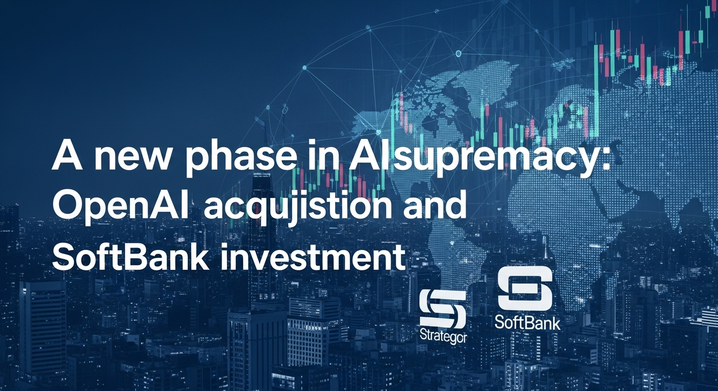 OpenAI買収とソフトバンク投資が示すAI覇権の新局面