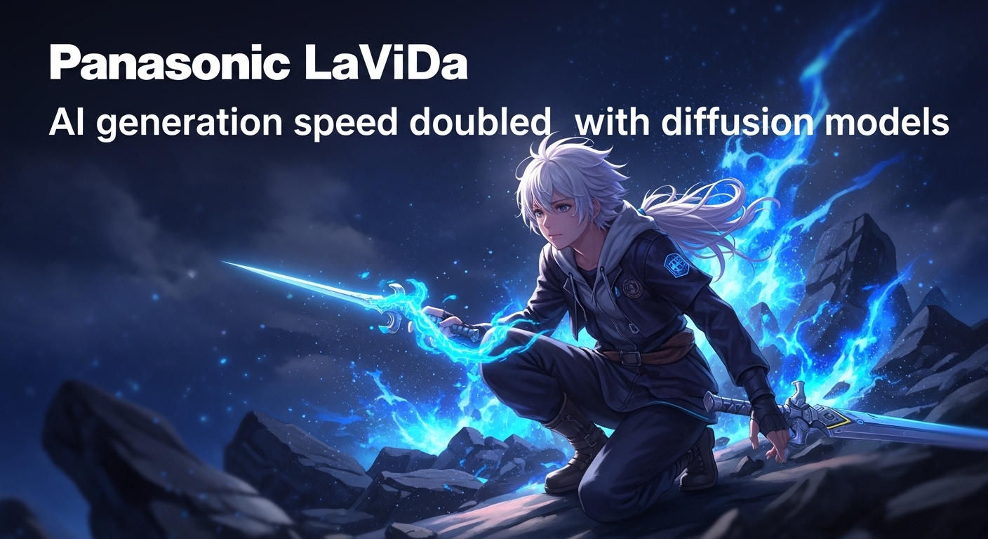 パナソニックLaViDa解説：拡散モデルでAI生成速度2倍へ