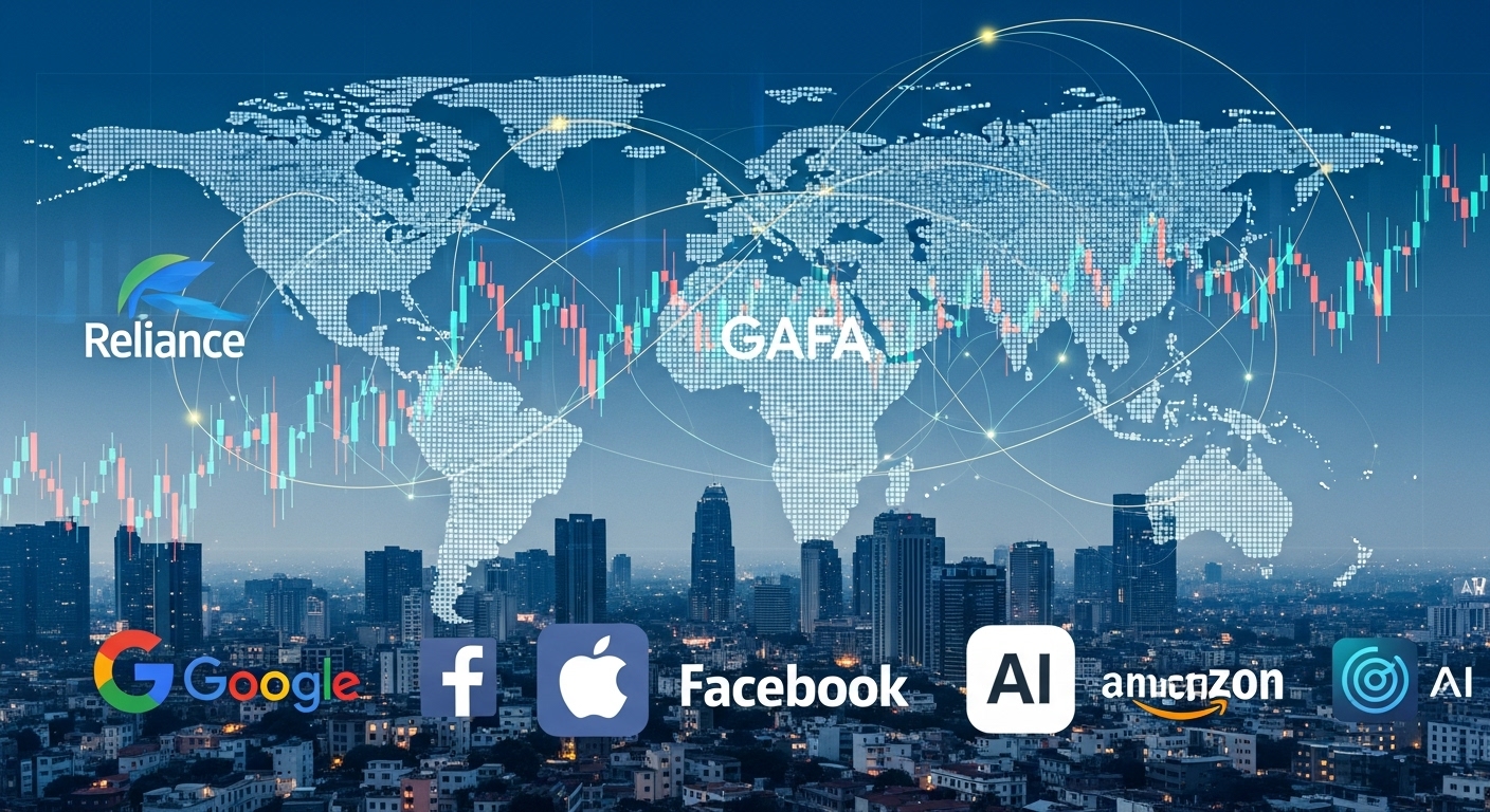 インド財閥リライアンス、GAFAとAI連合。通信インフラが覇権を握る