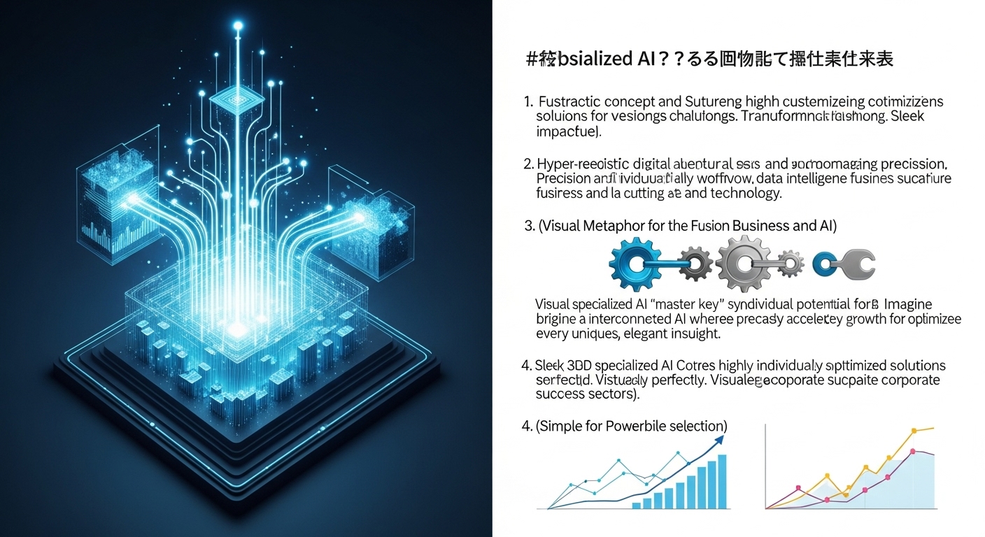 専門特化型AIとは？ビジネスを加速する個別最適化の未来