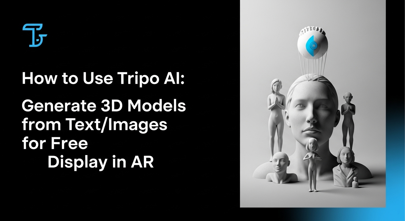 Tripo AIの使い方｜テキスト/画像から3Dモデルを無料生成・AR表示