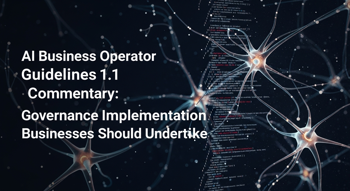 AI事業者ガイドライン1.1解説：企業がやるべきガバナンス実装
