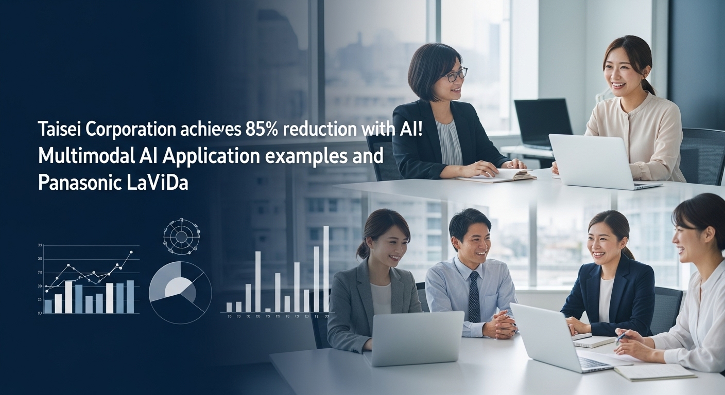 大成建設AIで85%削減！マルチモーダルAI活用事例とパナソニックLaViDa