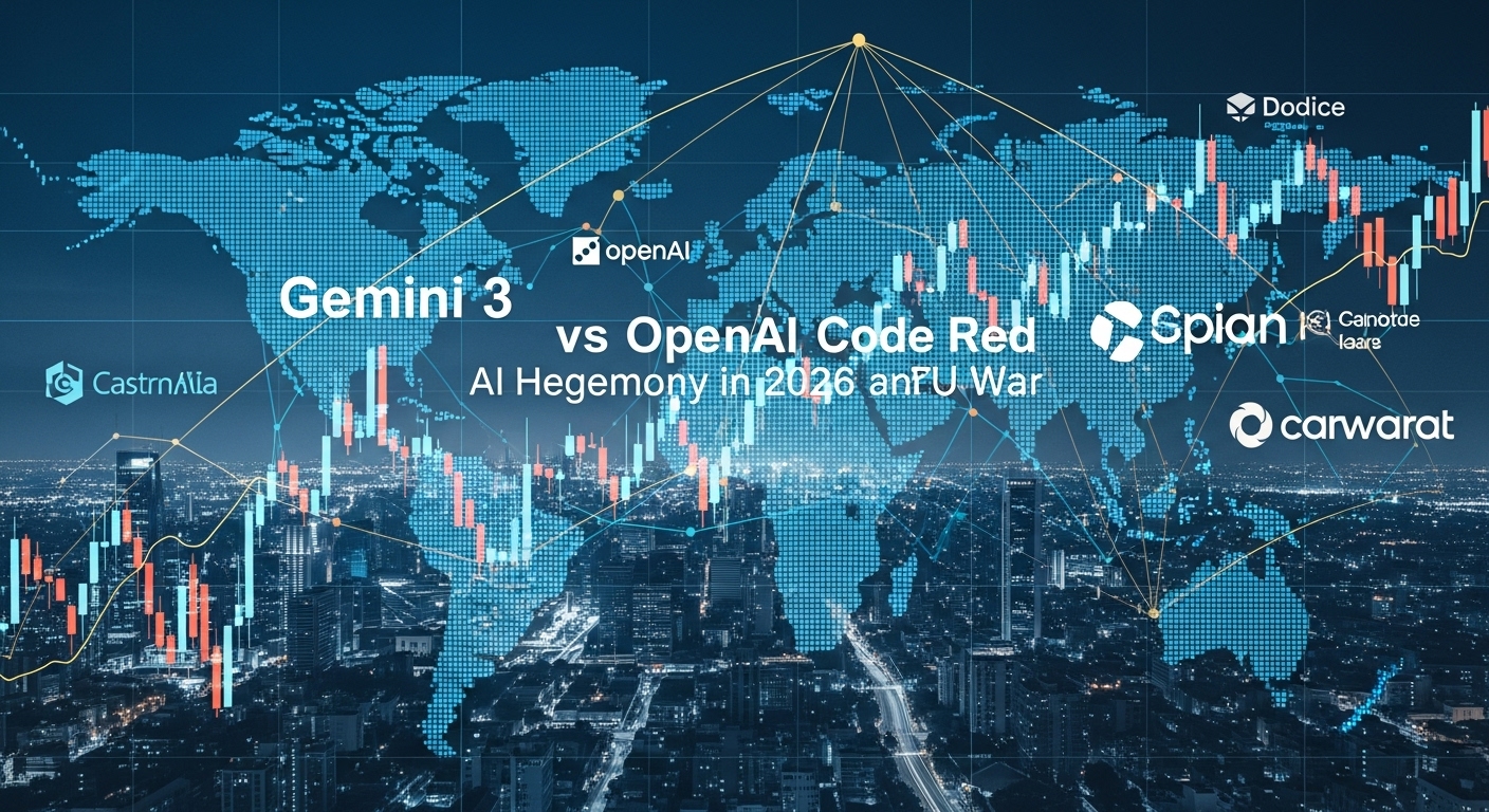 Gemini 3 vs OpenAIコードレッド：2026年AI覇権とTPU戦争