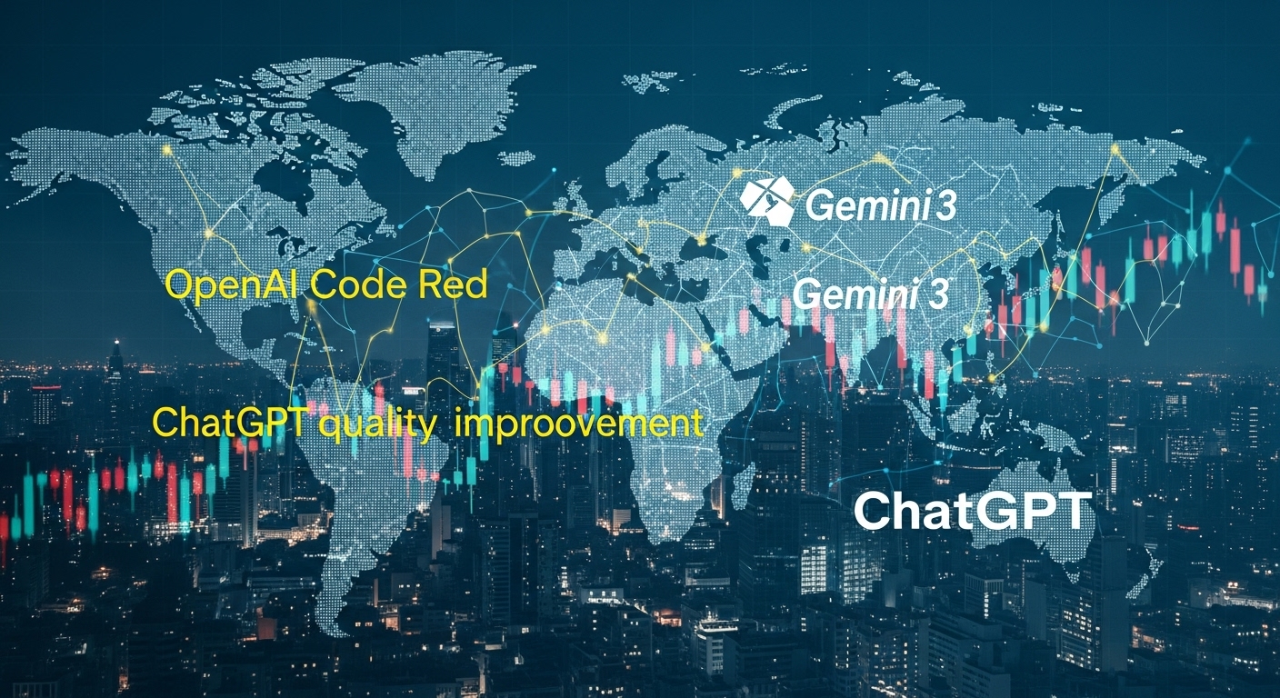 OpenAIコードレッド発令！Gemini 3対抗とChatGPT品質改善の全貌