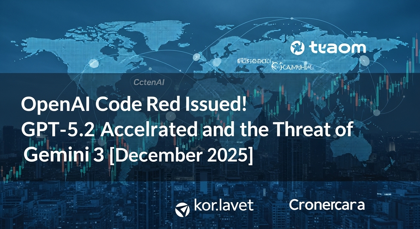 OpenAIコードレッド発令！GPT-5.2前倒しとGemini 3の脅威【2025年12月】